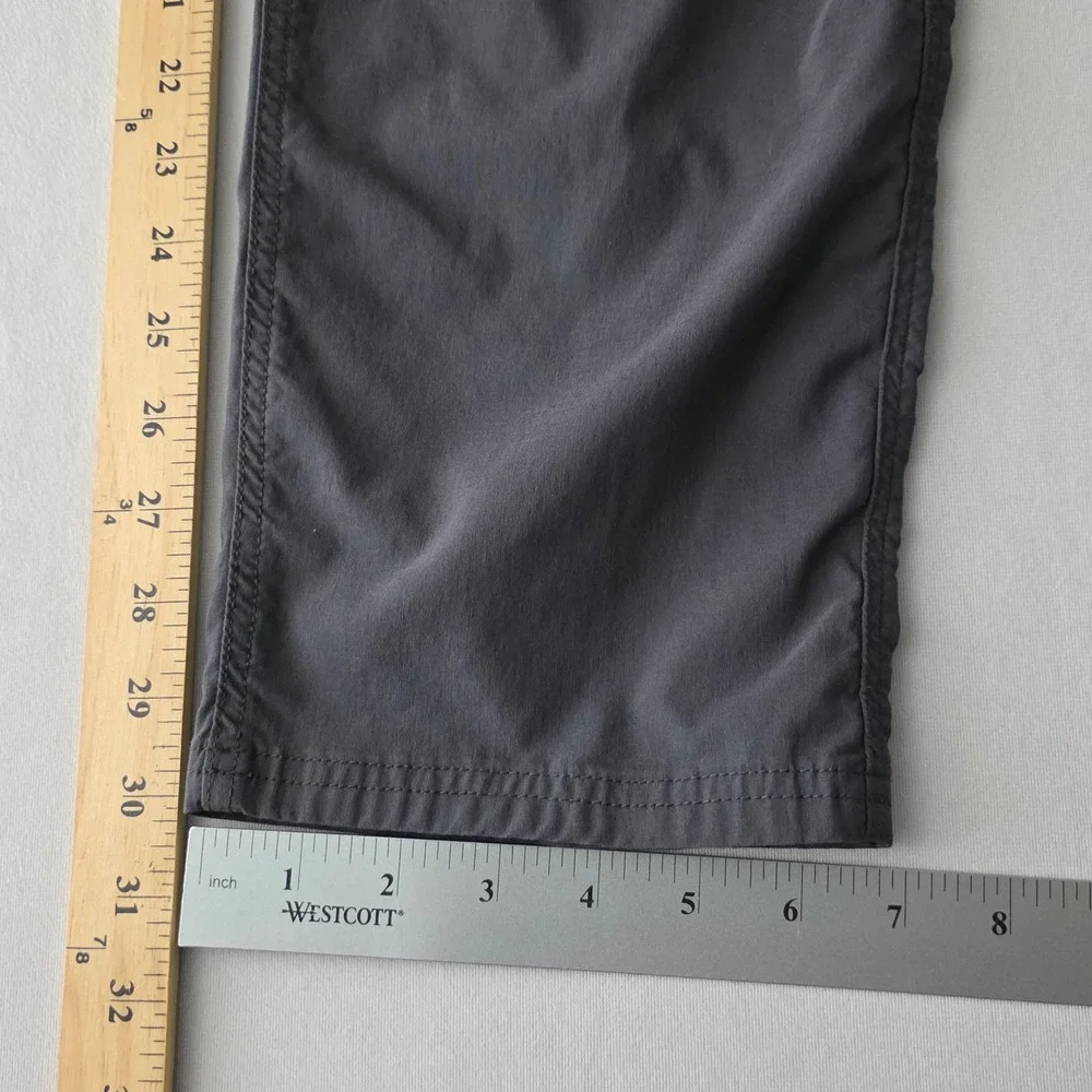 Oakley Men Regular Fit Outdoor Nylon Stretch Hiking Pants Charcoal Gray Sz 34X30